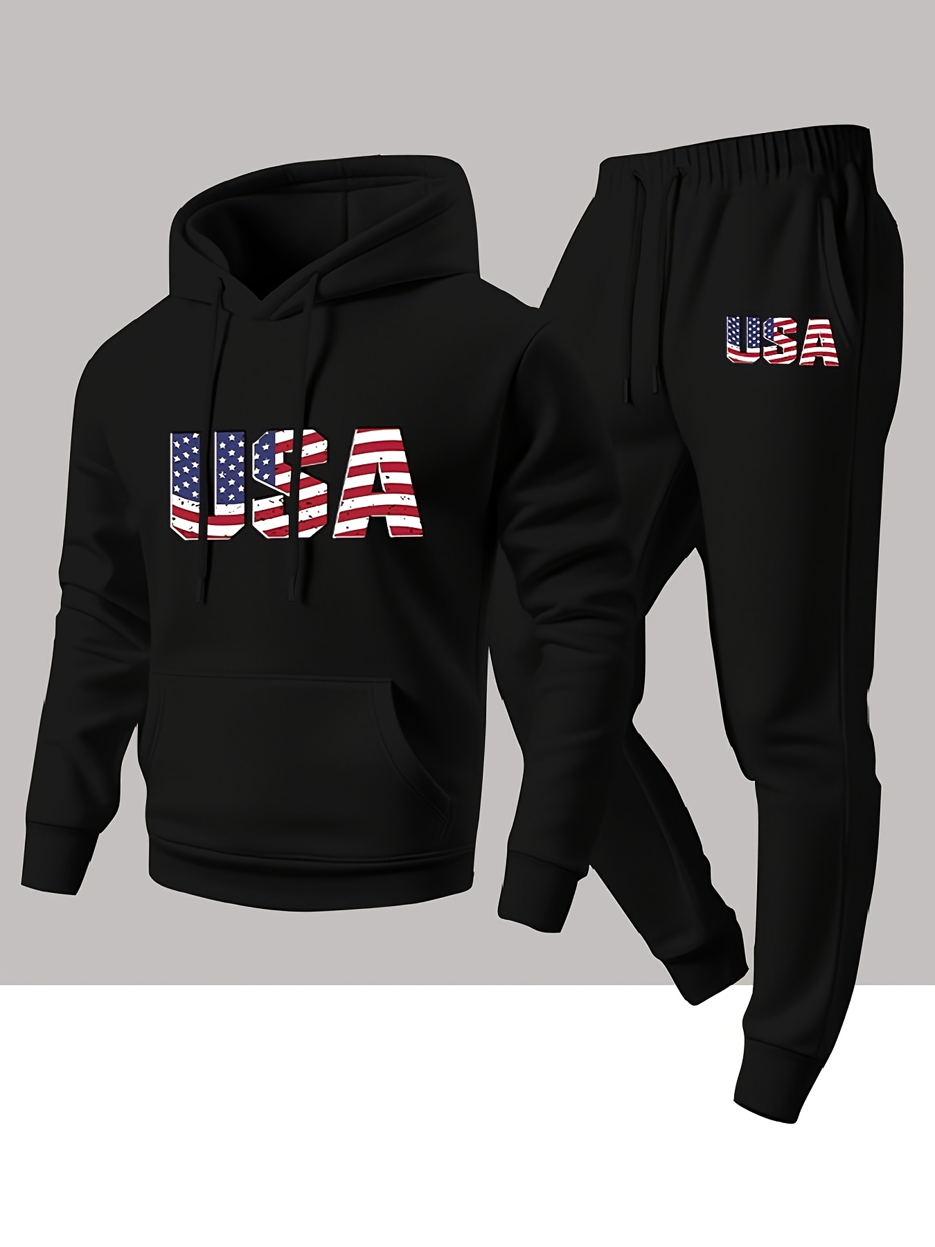 Streetwear Hoodie - 2026 Men 2 Piece Tracksuit USA