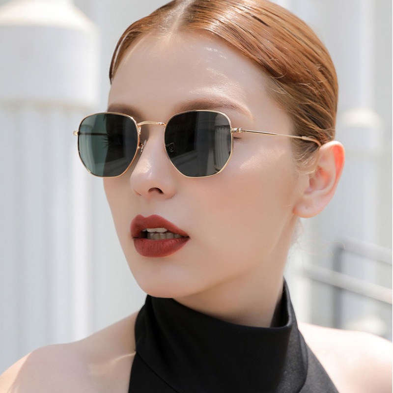 Men'S Fashion Round Glasses - Round punk Sunglasses Men Luxury Brand