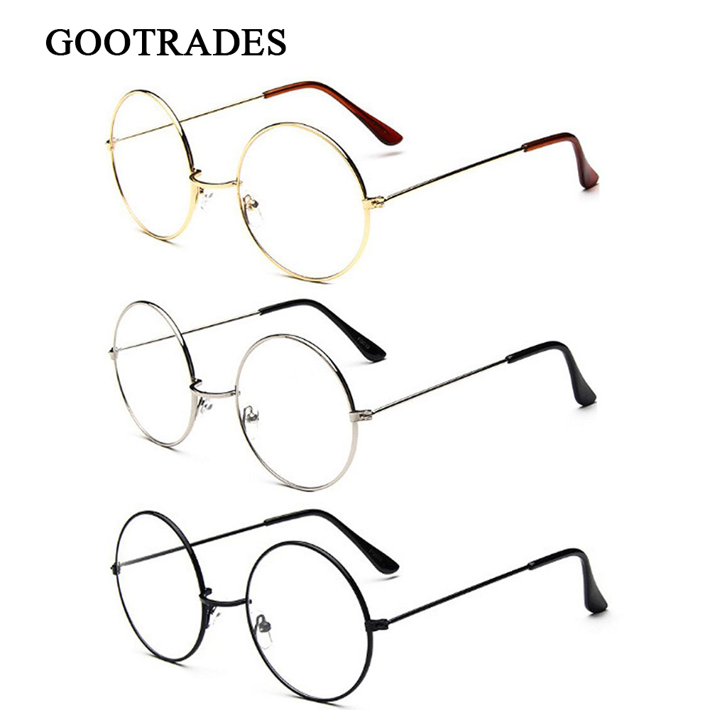 Men'S Fashion Round Glasses - Phụ Nữ Nam Thời Trang Vintage