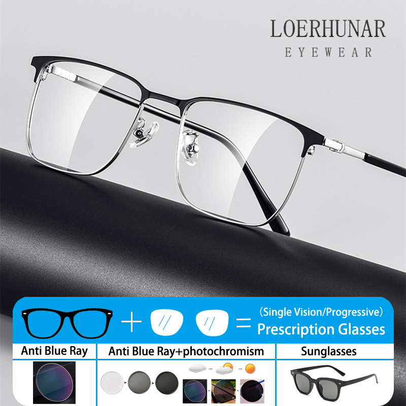 Mens Fashion Reading Glasses - Fashion New Luxury Business Office Square