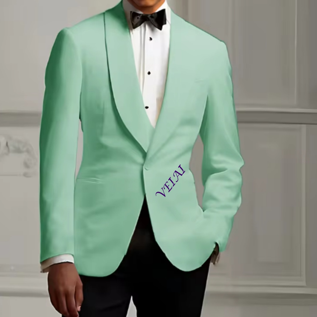 Men'S Fashion For Wedding - Ivory Boys Suit Jacket Pants 2