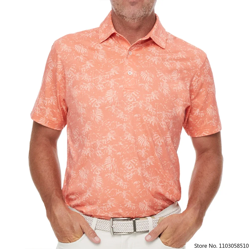 Men'S Fashion Golf Clothing - Summer Golf Shirt Men's Outdoor Sports