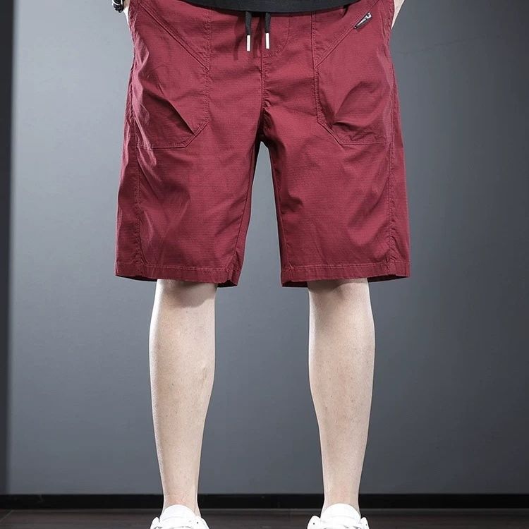 Men'S Fashion For Hot Weather - Bright Red Thin Hot Weather Fashionable