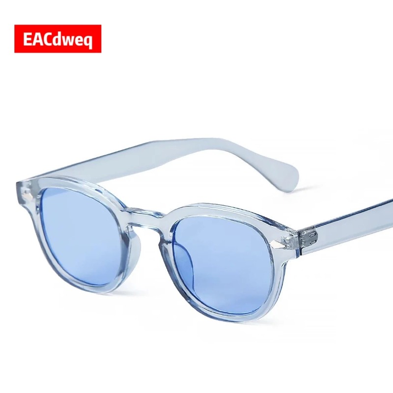 Fashion Transparent Blue Round - đánh giá và giá Men'S Fashion Round Glasses