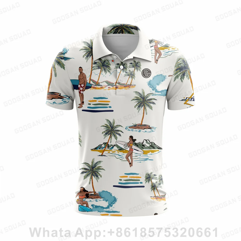 2023 New Summer Hawaii style M - đánh giá và giá Men'S Fashion Golf Clothing