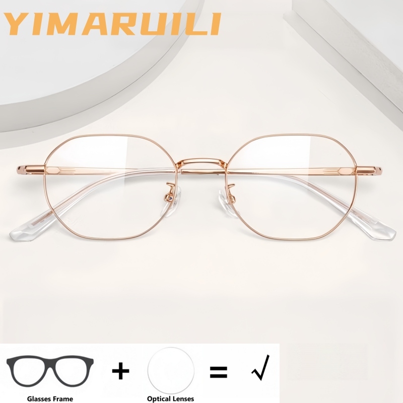 YIMARUILI Retro Polygonal Men  - đánh giá và giá Mens Fashion Reading Glasses