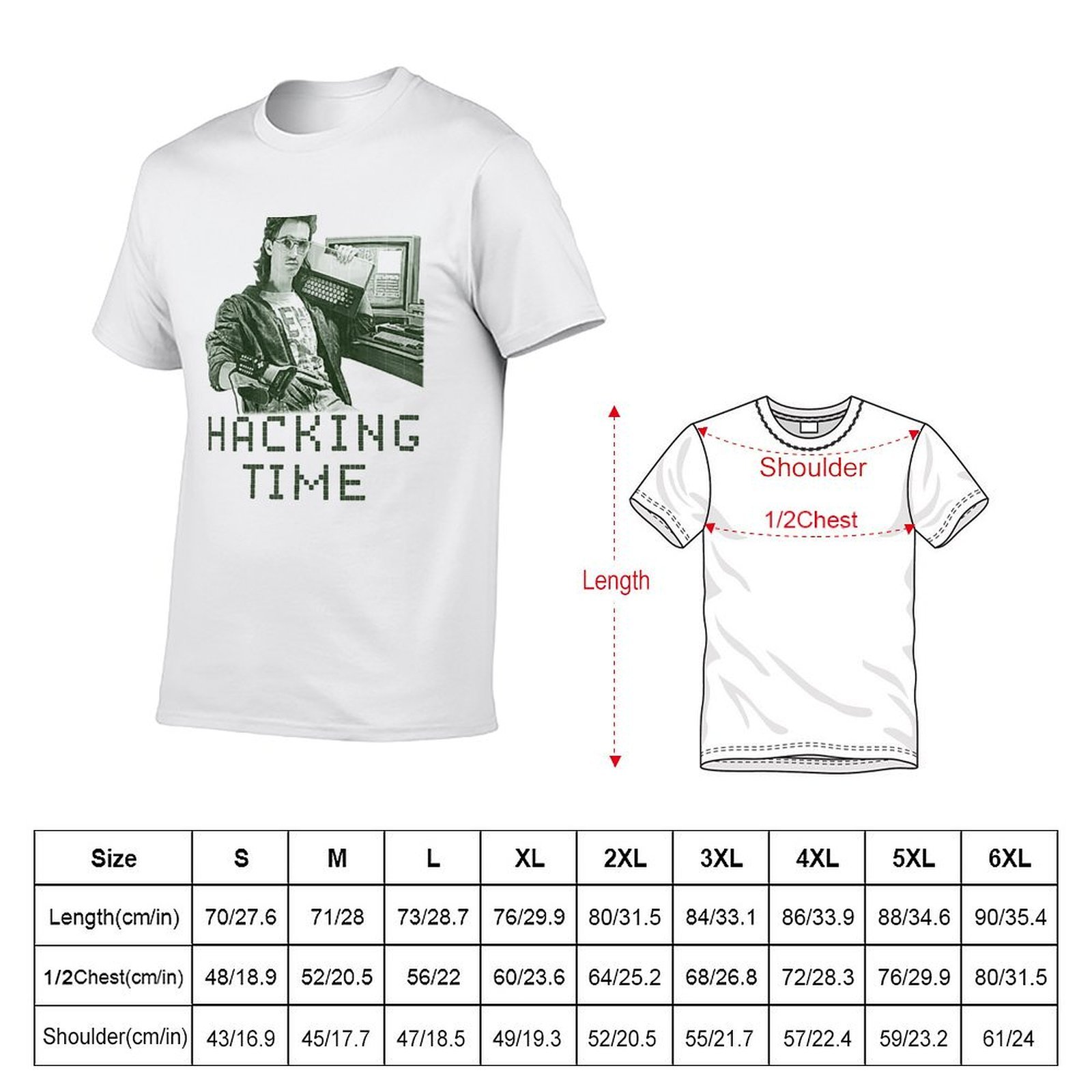 Hacking time T-Shirt man t shi - đánh giá và giá Mens Fashion Hacks