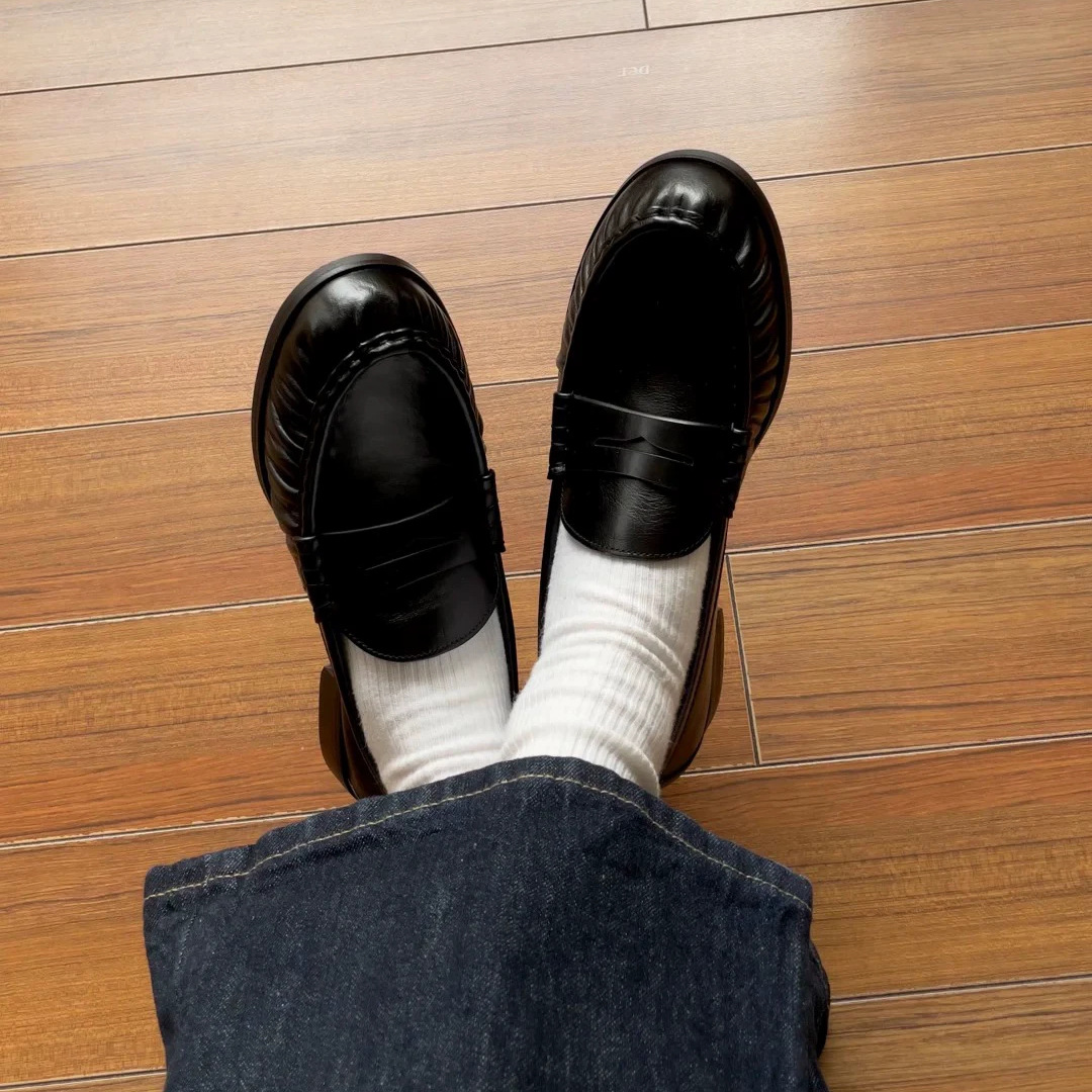 Wrinkles Round Head Male Flats - đánh giá và giá Mens Fashion Zapatos