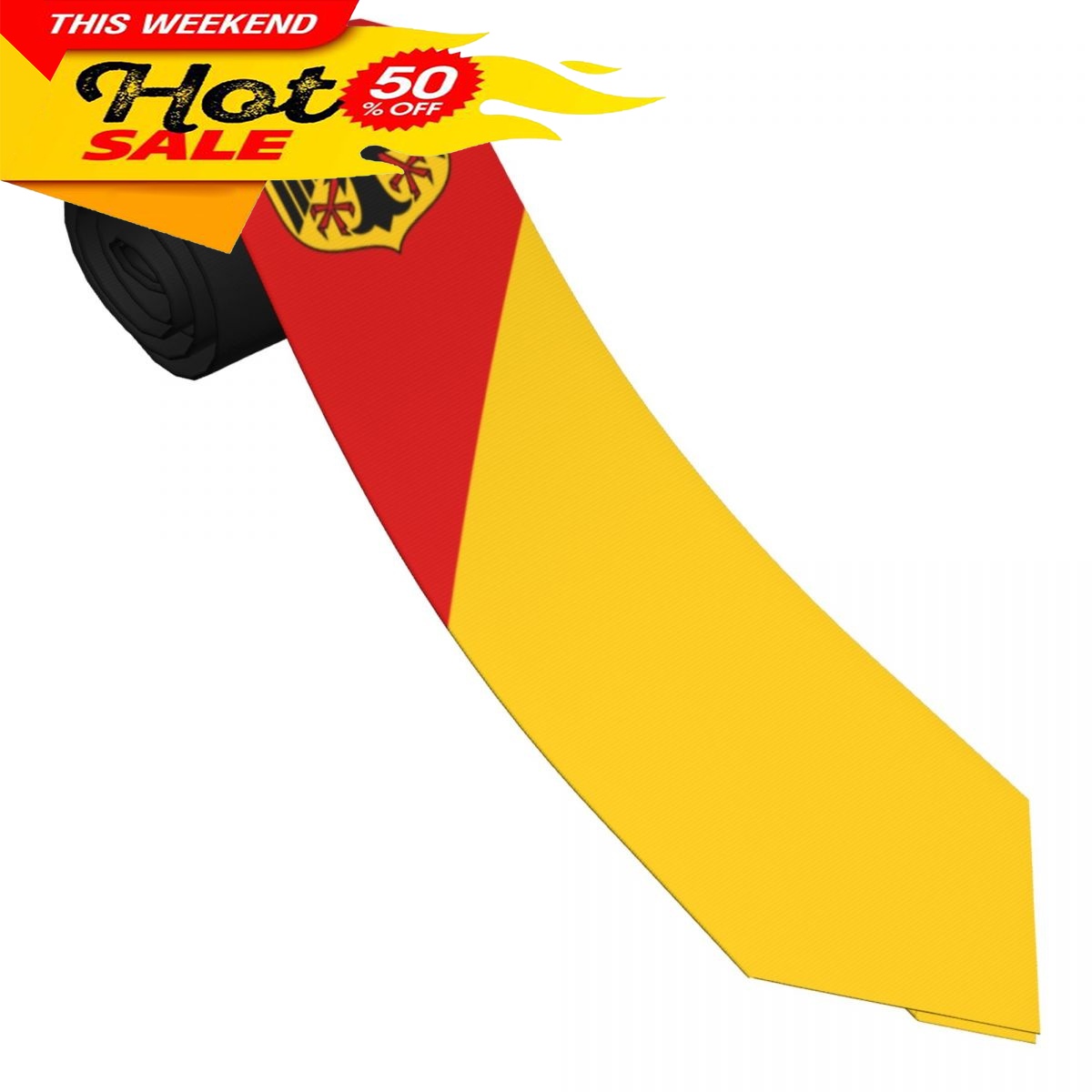Germany Flag Tie Emblem Neckti - đánh giá và giá Men'S Fashion For Wedding