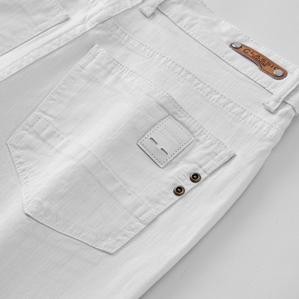 Men White Jeans Elasticity Str - đánh giá và giá Men'S Fashion For 60 Year Old