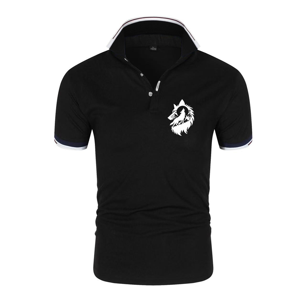 2026 Wolf Moon Logo Print New  - đánh giá và giá Men'S Fashion Golf Clothing