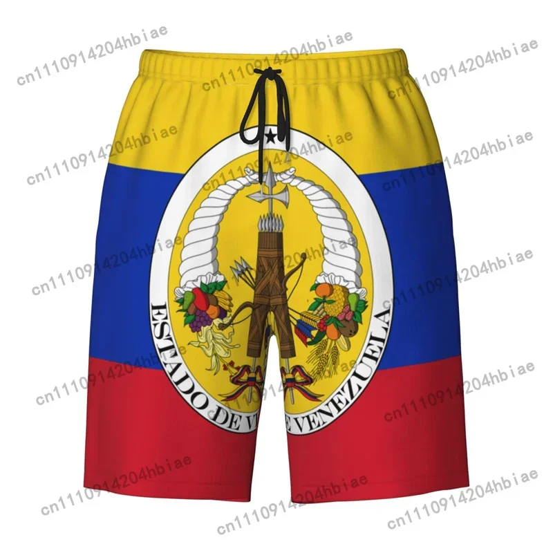 3d Print Venezuela Flag Short  - đánh giá và giá Swim Trunk Shorts