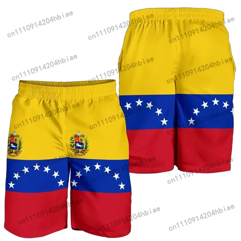 3d Print Venezuela Flag Short  - đánh giá và giá Swim Trunk Shorts
