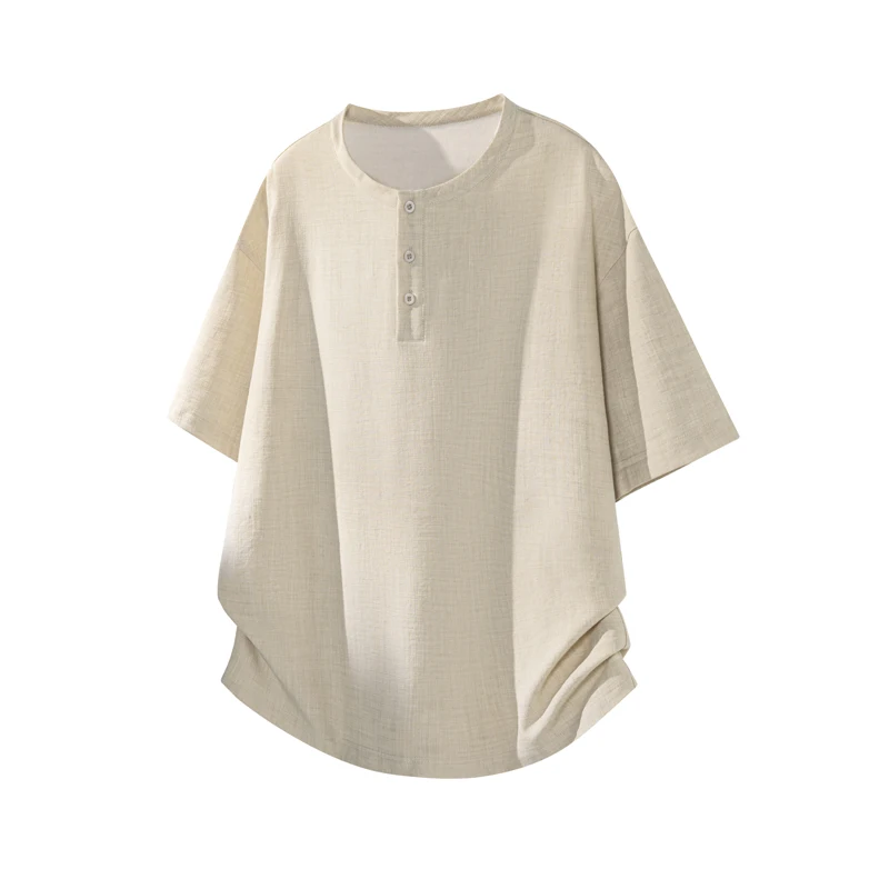 Men Relaxed Oversized Short Sl - đánh giá và giá Linen Shirt Summer