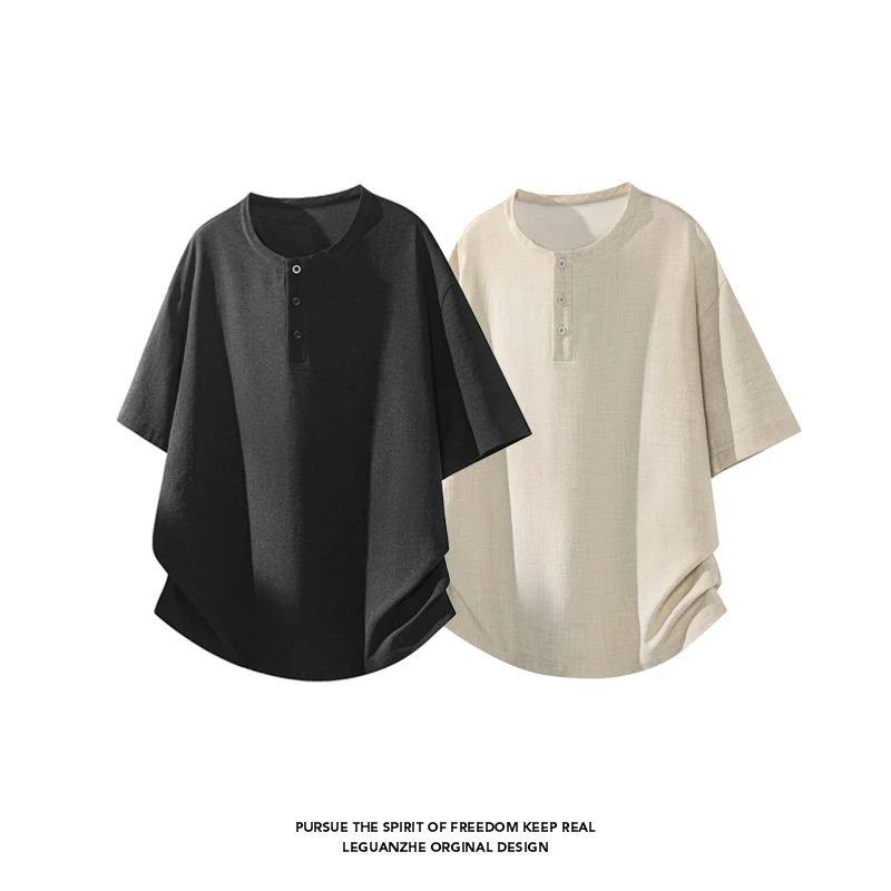 Men Relaxed Oversized Short Sl - đánh giá và giá Linen Shirt Summer
