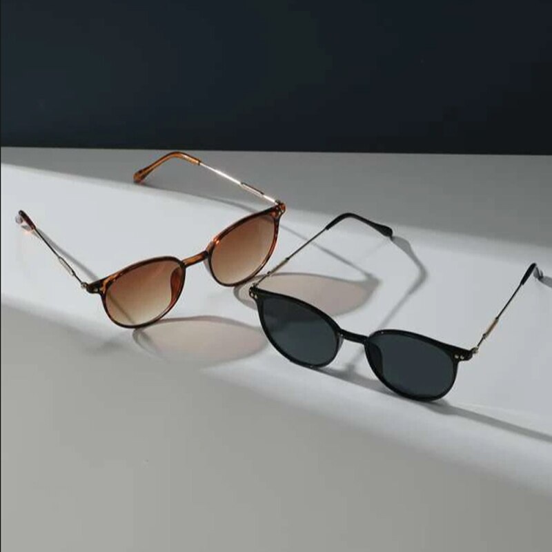 2PCS Women Men Small Round Sun - đánh giá và giá Men'S Fashion Round Glasses