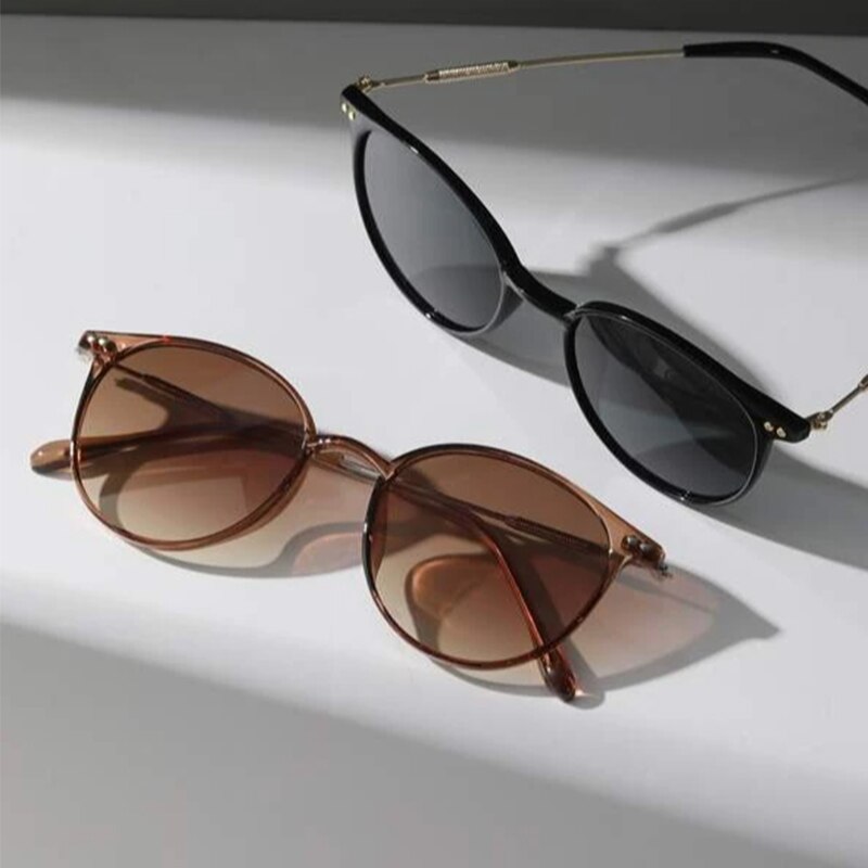 2PCS Women Men Small Round Sun - đánh giá và giá Men'S Fashion Round Glasses