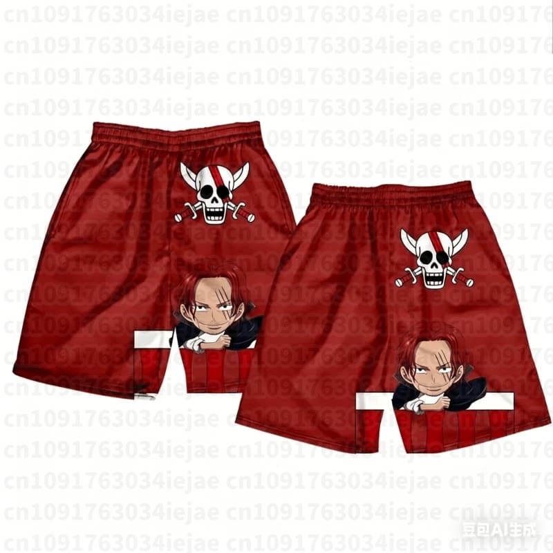 One Piece 3D Print Shorts Shan - đánh giá và giá Swim Trunk Shorts