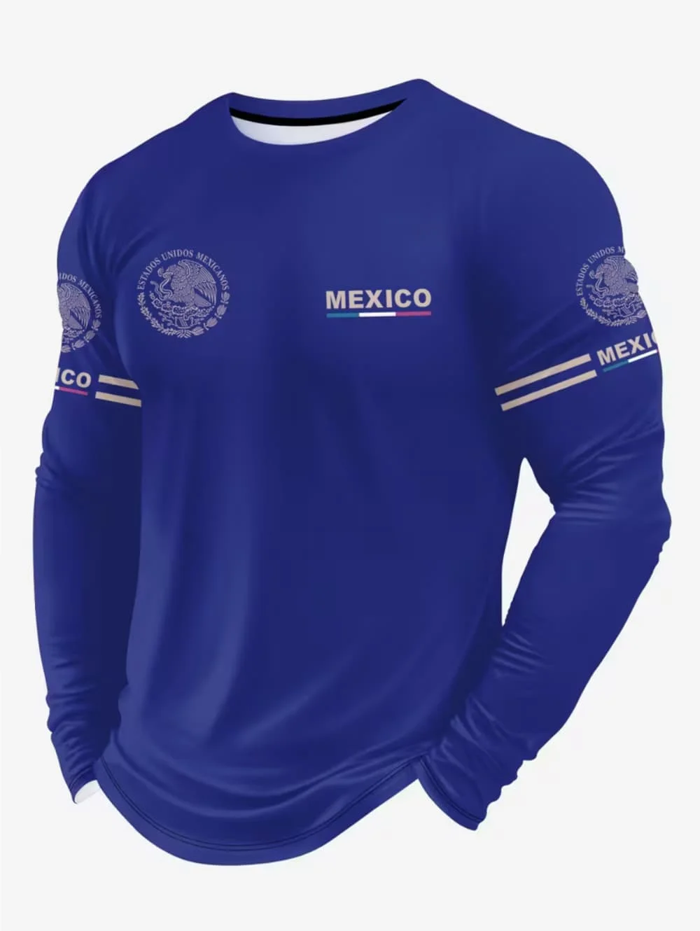 Men's Mexico Eagle Print T‑Shi - đánh giá và giá Mens Fashion Trend