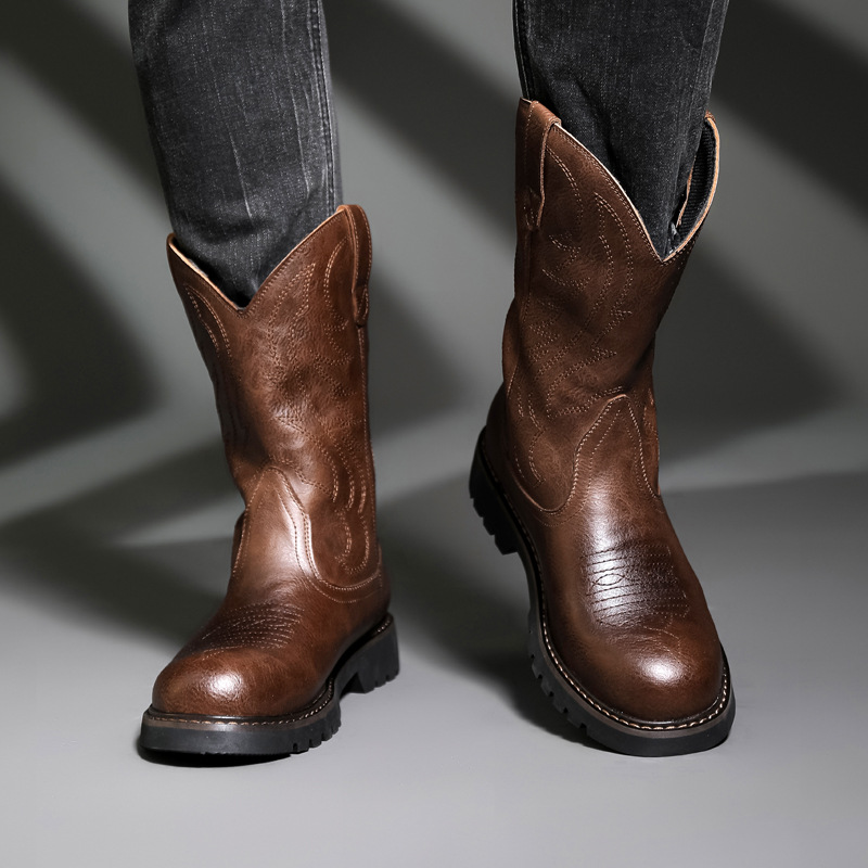 Fashion Mens Cowboy Boots New  - đánh giá và giá Mens Fashion Zapatos