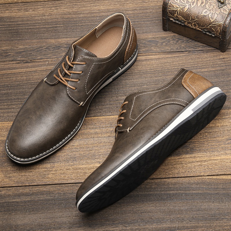 Men's Casual Leather Shoes Fas - đánh giá và giá Mens Fashion Zapatos