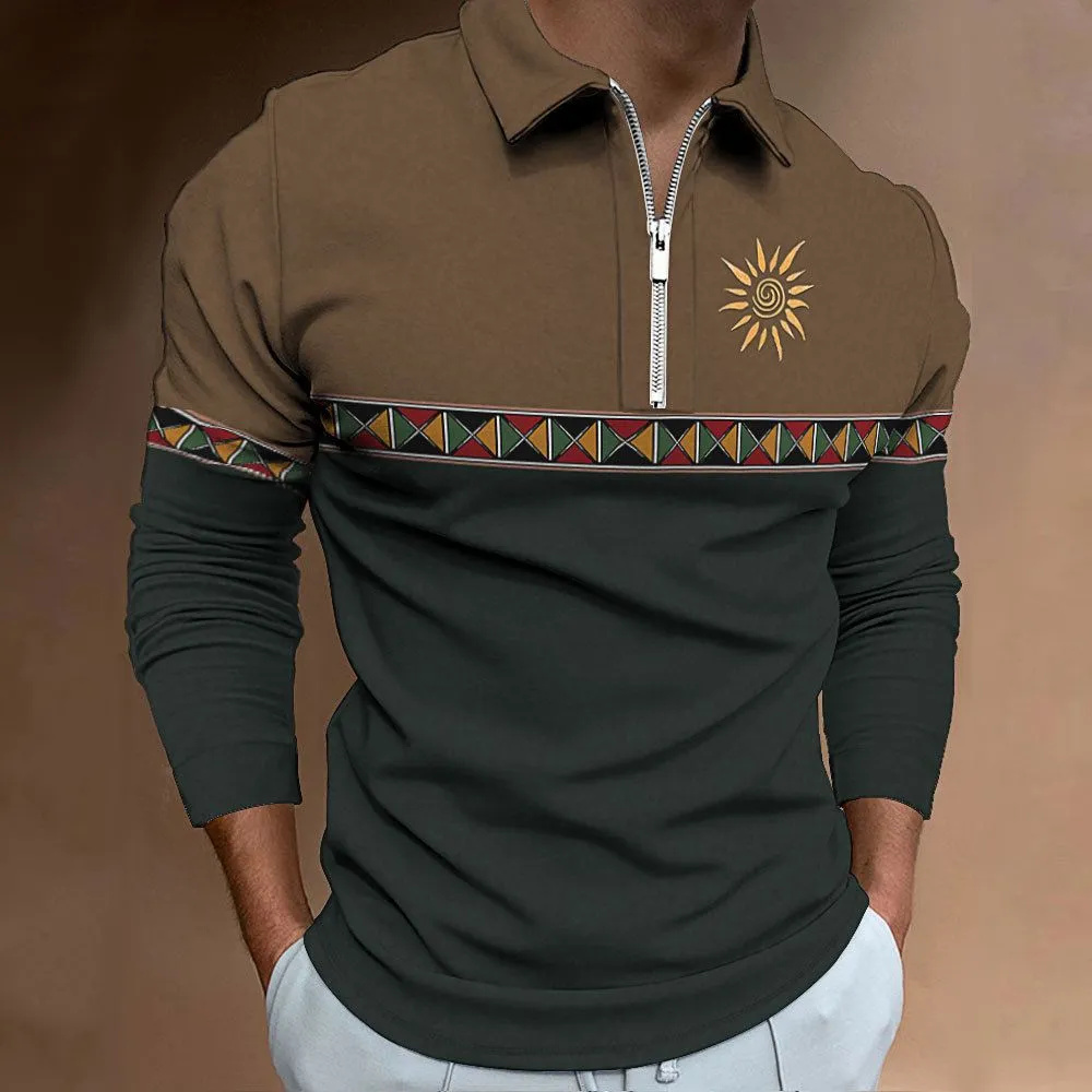 Mens Polo Shirts Retro Color B - đánh giá và giá Men'S Fashion Golf Clothing