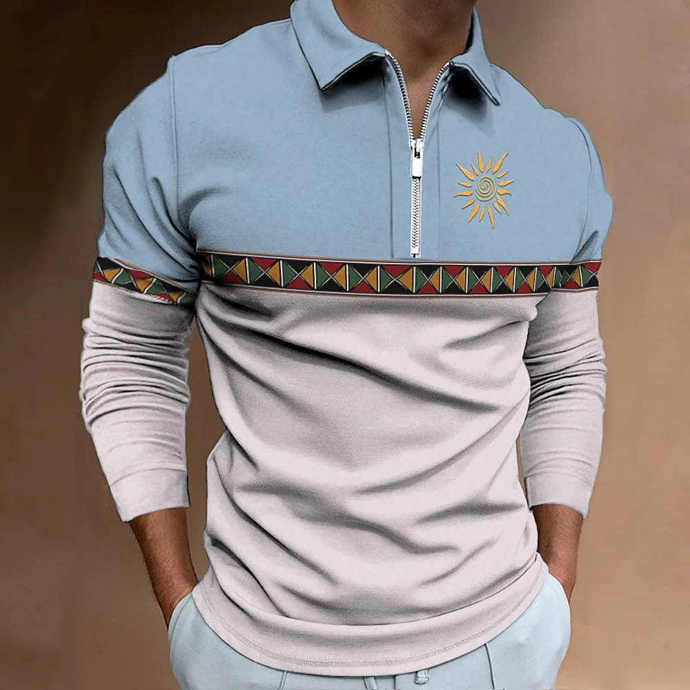 Mens Polo Shirts Retro Color B - đánh giá và giá Men'S Fashion Golf Clothing
