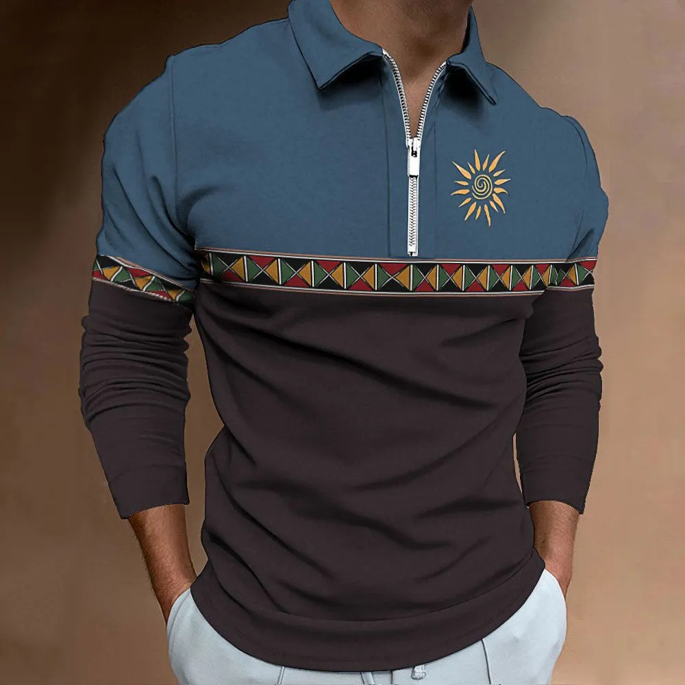 Mens Polo Shirts Retro Color B - đánh giá và giá Men'S Fashion Golf Clothing