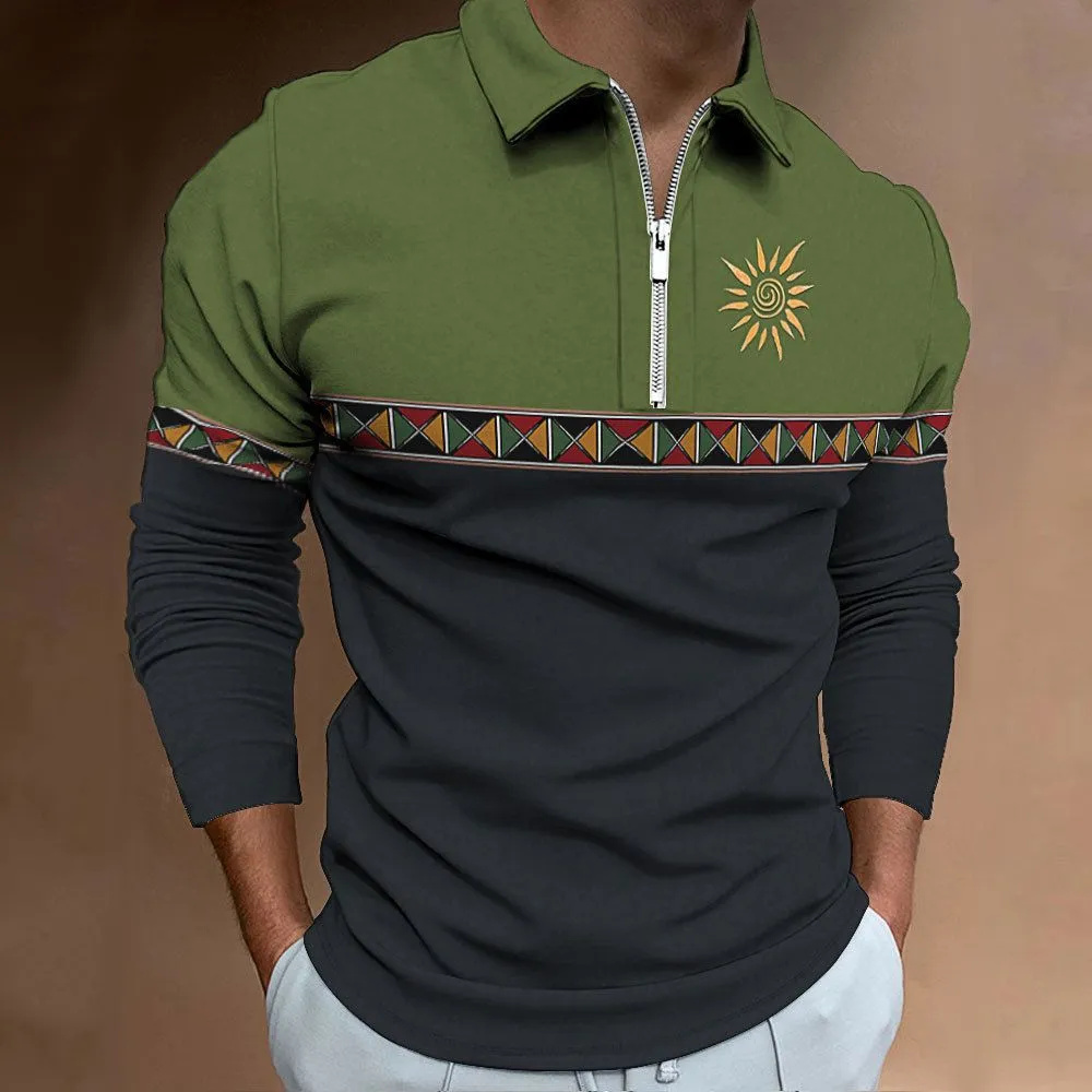 Mens Polo Shirts Retro Color B - đánh giá và giá Men'S Fashion Golf Clothing