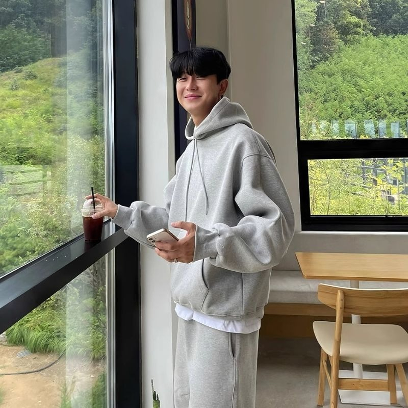 Men's Heavyweight Fleece Track - đánh giá và giá Streetwear Hoodie