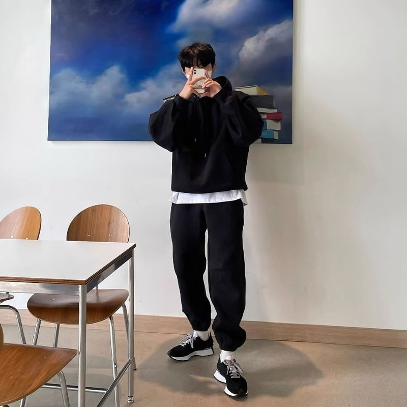 Men's Heavyweight Fleece Track - đánh giá và giá Streetwear Hoodie