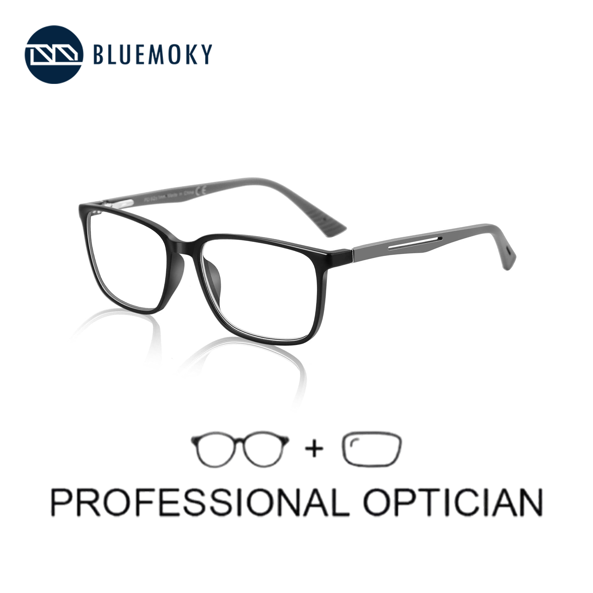 BLUEMOKY Rectangle Prescriptio - đánh giá và giá Mens Fashion Reading Glasses