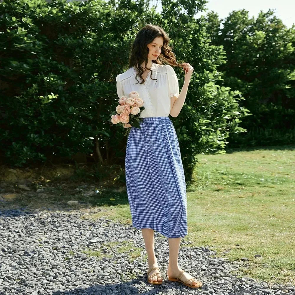 OLrain Lyocell Women French Wh - đánh giá và giá Linen Shirt Summer