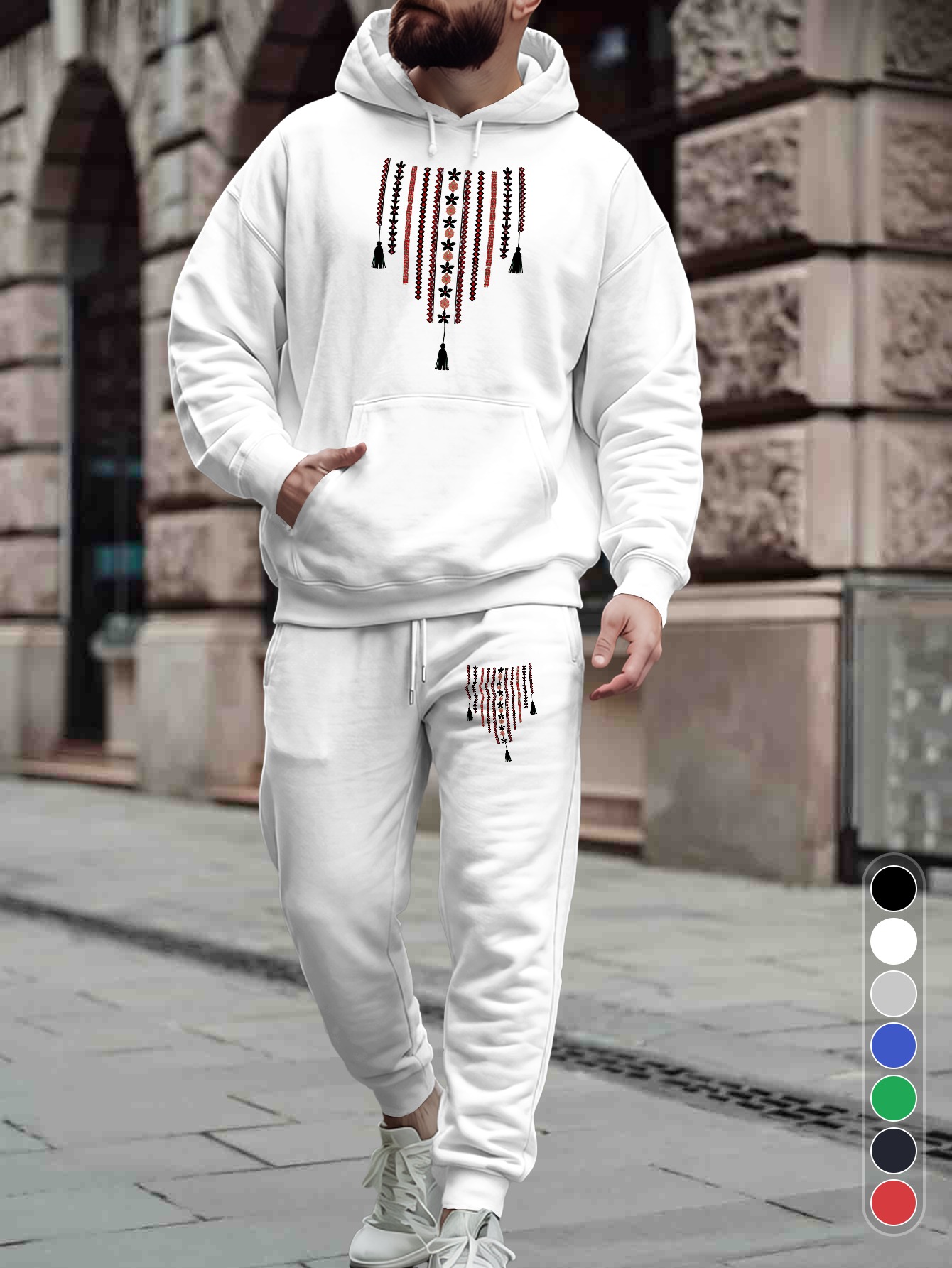 Men 2‑Piece Tracksuit Modern G - đánh giá và giá Streetwear Hoodie