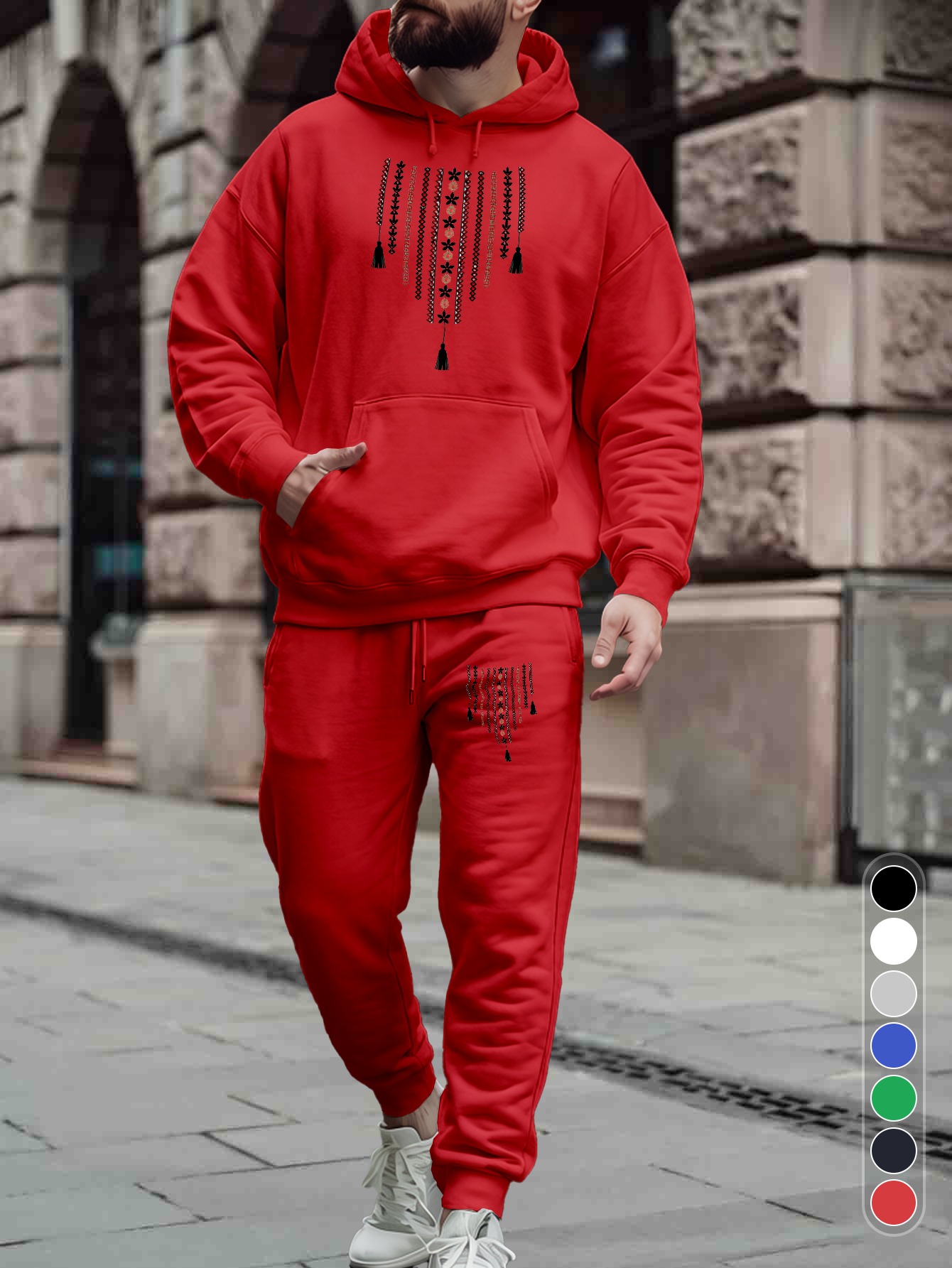 Men 2‑Piece Tracksuit Modern G - đánh giá và giá Streetwear Hoodie