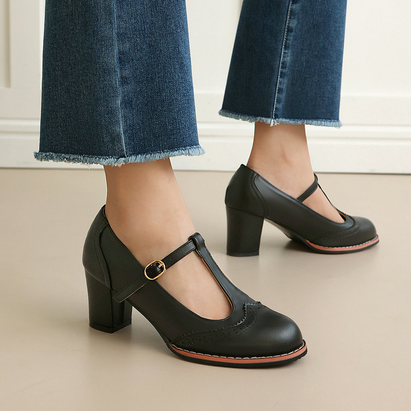 Women's Mary Jane Pumps T-Stra - đánh giá và giá Oxford Shoes Brogue