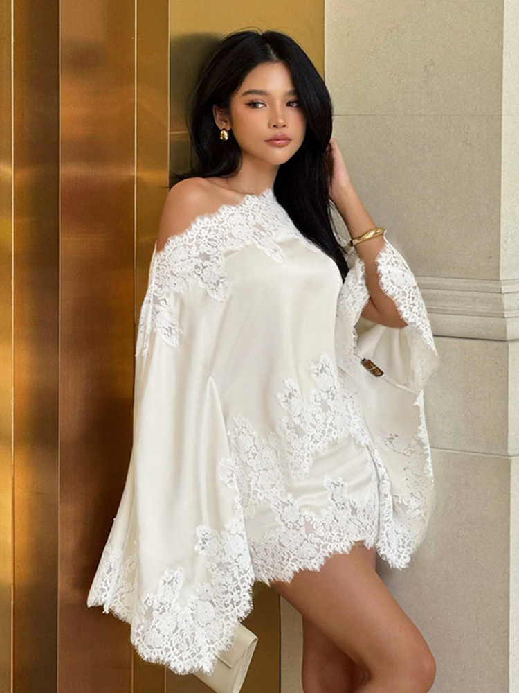 Sexy Lace Patchwork Shirt Skir - đánh giá và giá Men'S Fashion Outfits 2026