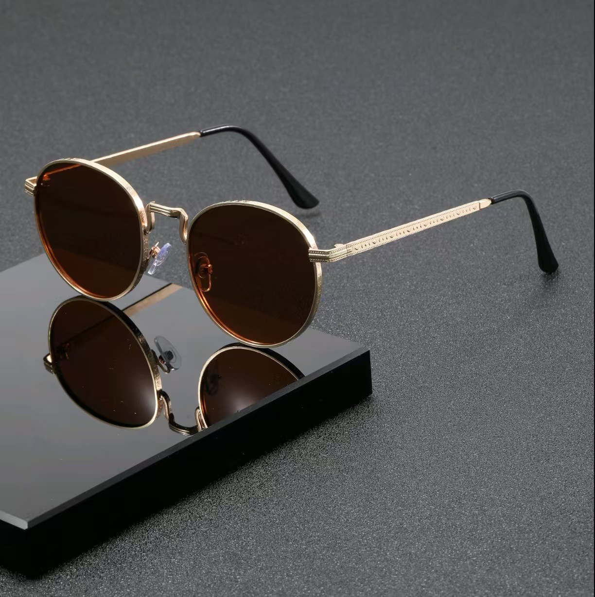 Fashion Classic Round Sunglass - đánh giá và giá Men'S Fashion Round Glasses