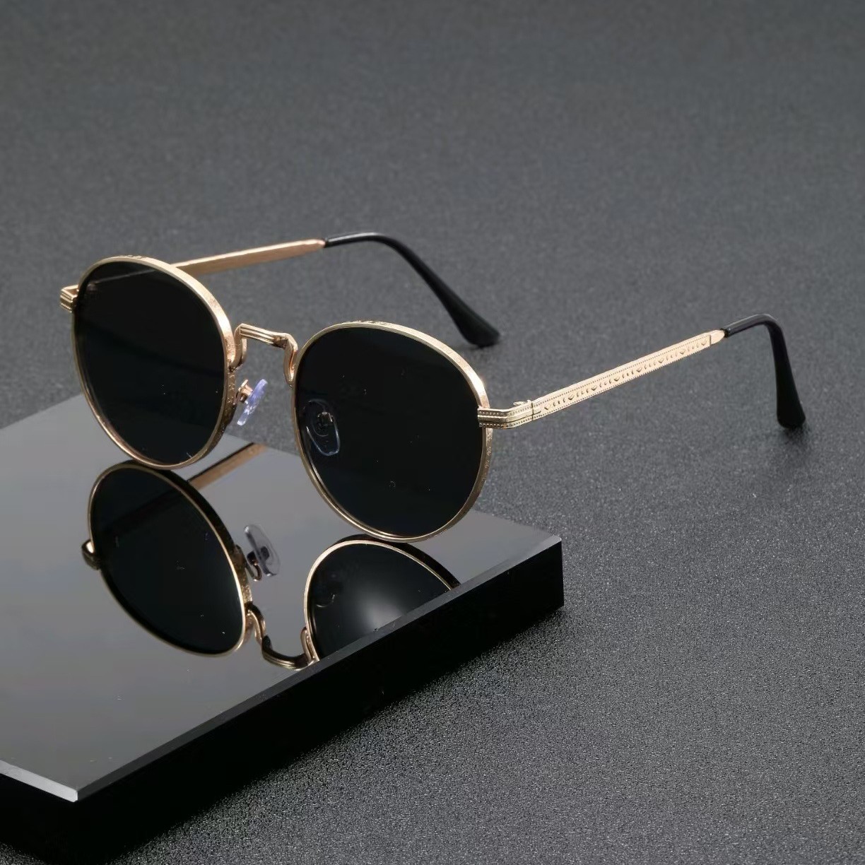 Fashion Classic Round Sunglass - đánh giá và giá Men'S Fashion Round Glasses