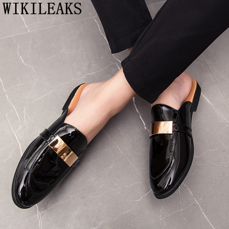 Đen Nửa Giày Cho Nam Bằng Sáng - đánh giá và giá Mens Fashion Zapatos