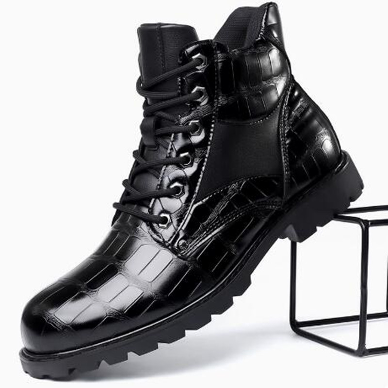 Brand Men Boots Grid Pattern S - đánh giá và giá Mens Fashion Zapatos