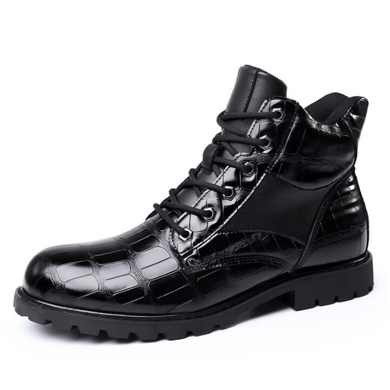 Brand Men Boots Grid Pattern S - đánh giá và giá Mens Fashion Zapatos