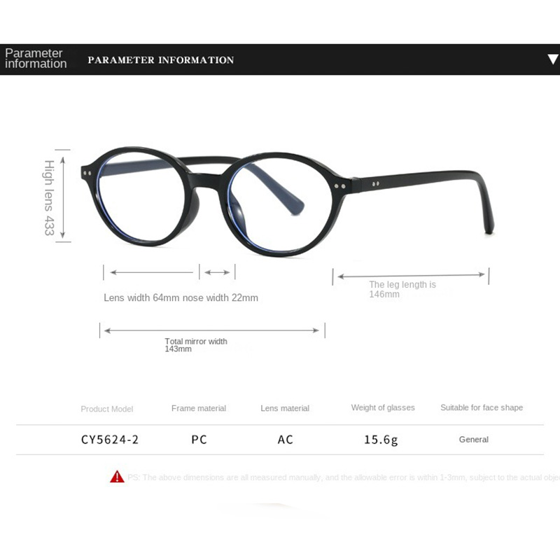 Anti Blue Light Glasses Women  - đánh giá và giá Men'S Fashion Round Glasses