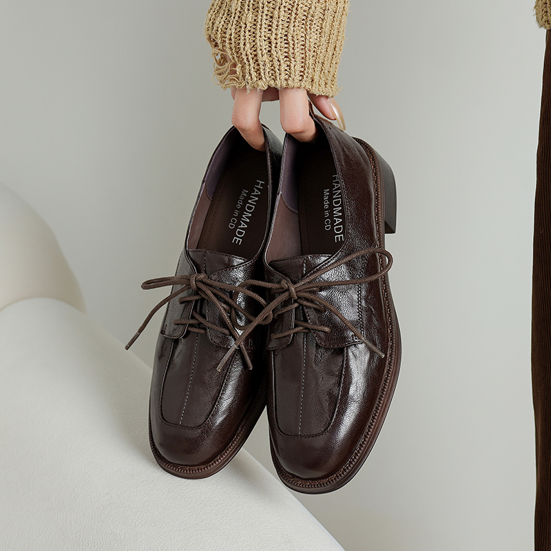 LIHUAMAO Cow Leather Women's S - đánh giá và giá Oxford Shoes Brogue